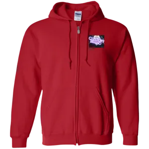G186 Gildan Zip Up Hooded Sweatshirt