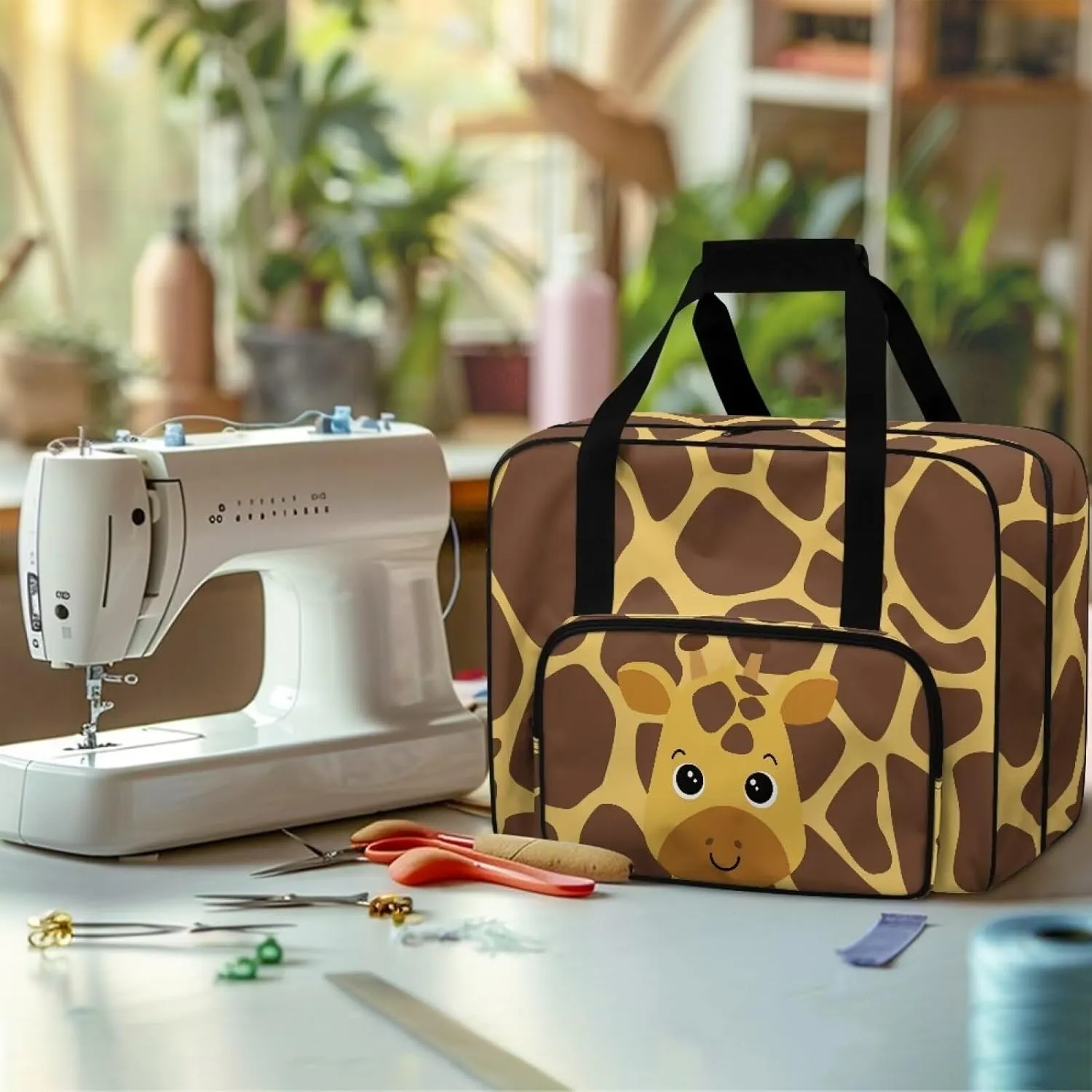 Giraffe Sewing Accessories Organizer (Bag Only) Large Sewing Supplies & Crafting Carry-all