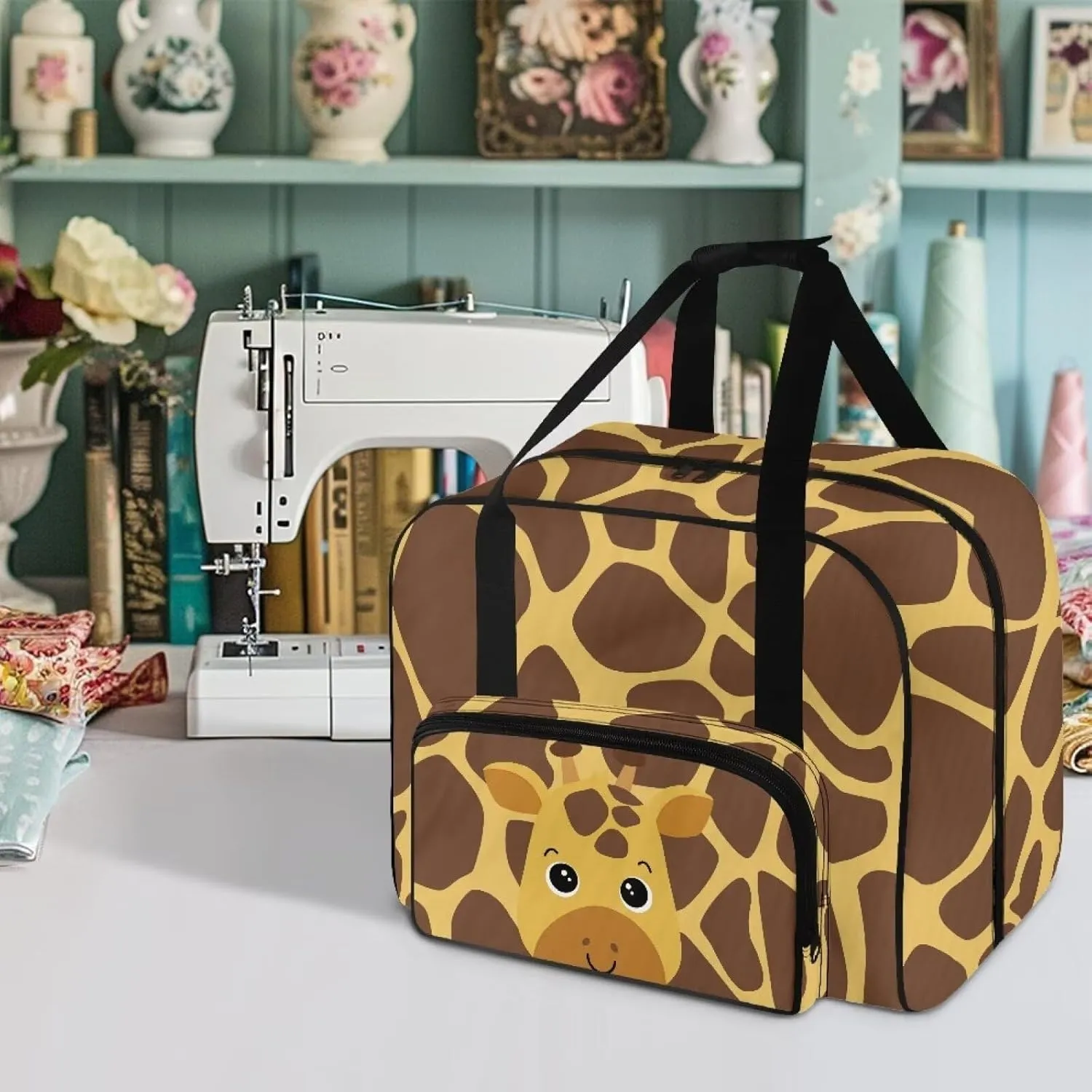 Giraffe Sewing Accessories Organizer (Bag Only) Large Sewing Supplies & Crafting Carry-all