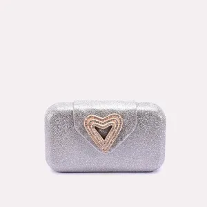 Glimmer Grace Gray Casual Clutch 0315717