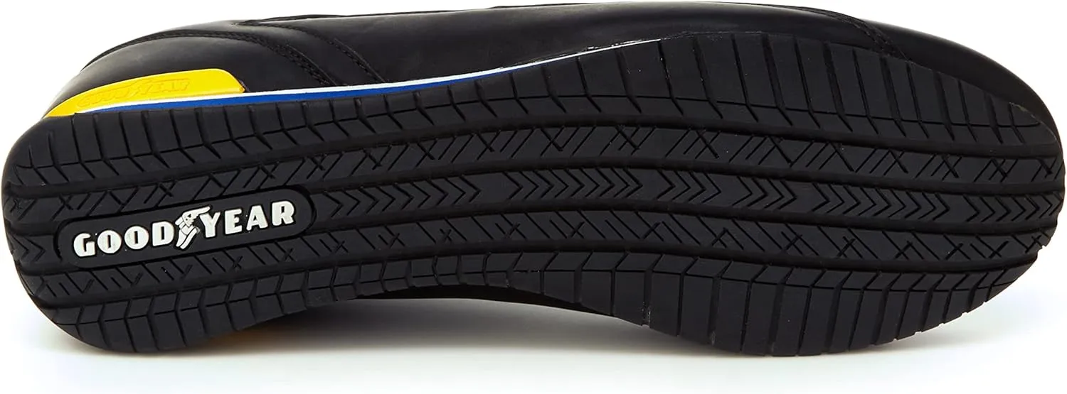 Goodyear Shift Racing Sneaker for Men, Pair, Athletic Auto Racing Footwear with Non-Slip EVA Rubber Soles, PU Leather Upper, Mesh Lining