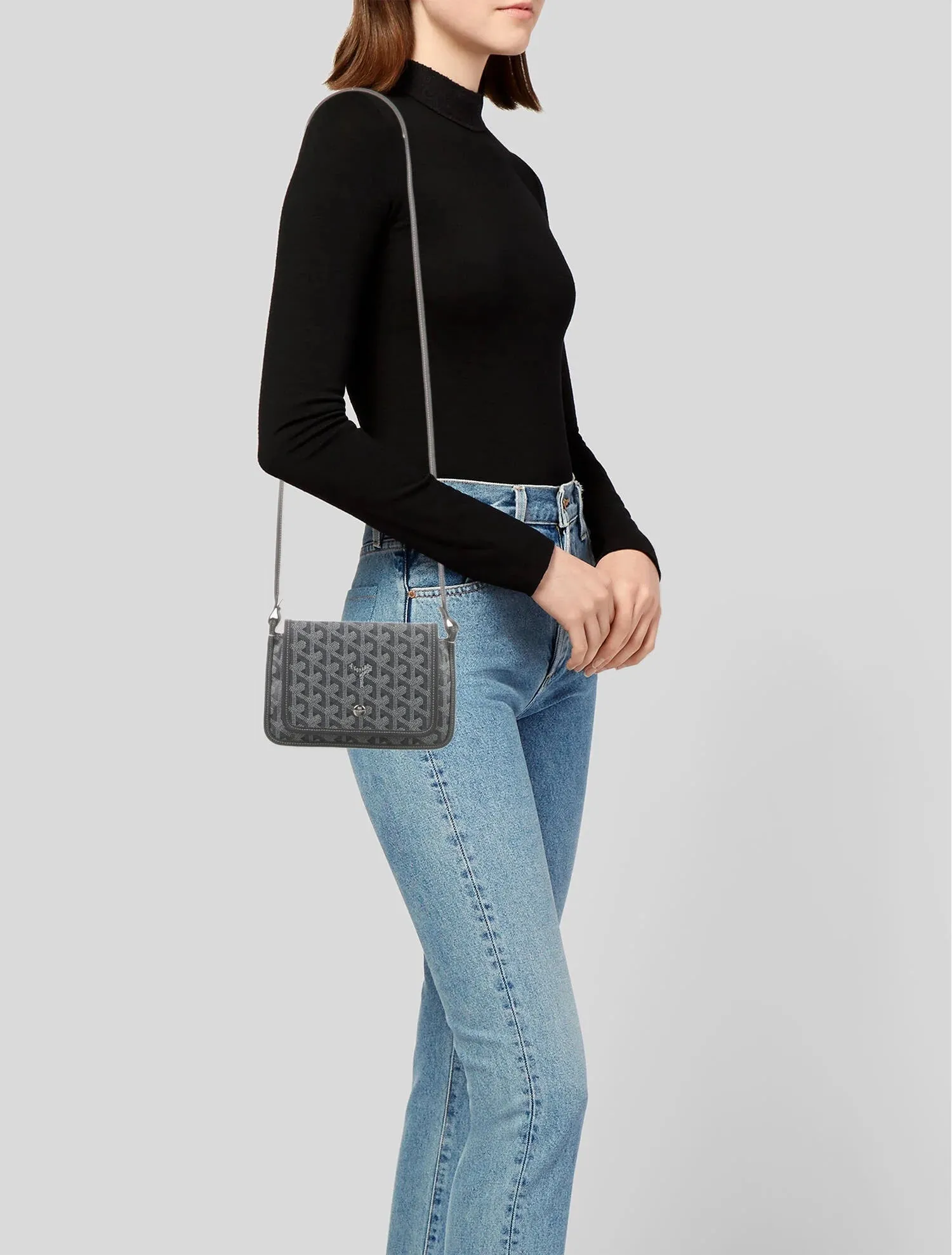 GOYARD GOYARDINE PLUMET POCKET CROSSBODY BAG