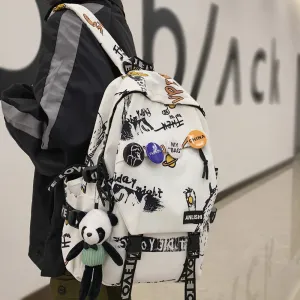 Graffiti Pattern Harajuku Styled Backpack