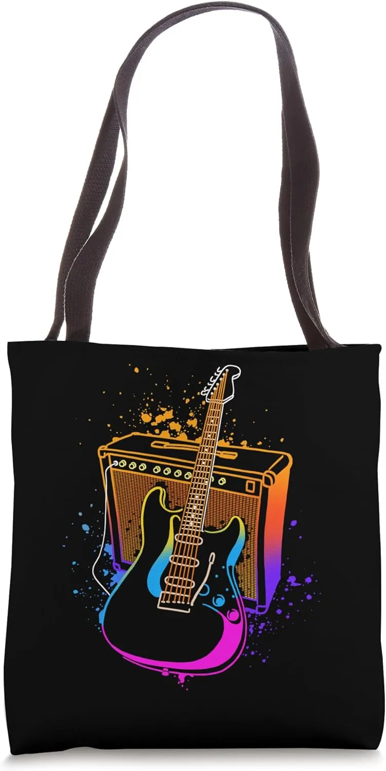 Guitar Guitarist Tote Bag