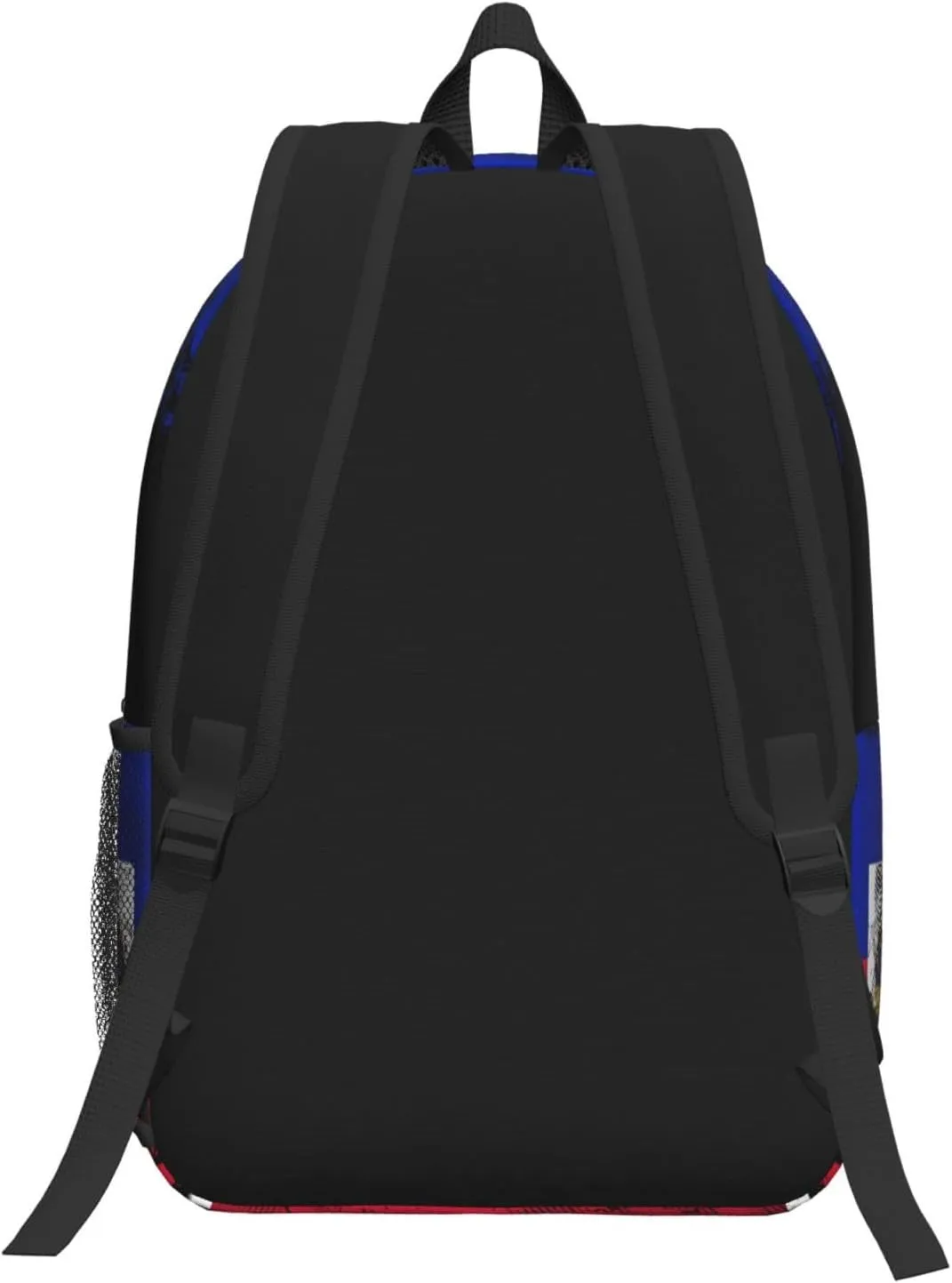 Haiti Strong Graffiti Flag 17 Inch Backpacks Multipurpose Laptop Backpack Double Shoulder Bag for Men Women Gifts
