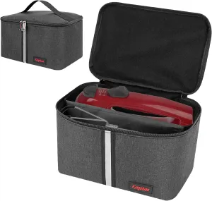 Hand Mixer Carrying bag for KitchenAid Mixers - Compatible with 5/6/7/9 Ultra Power Speed Models, Travel Storage Box with Handle for Mixer Accessories (Case Only)-Dark Gray