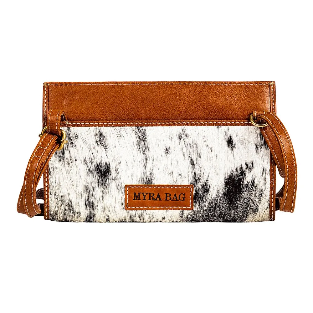 Hand-Tooled Leather Shoulder Bag-Leather Crossbody Clutch