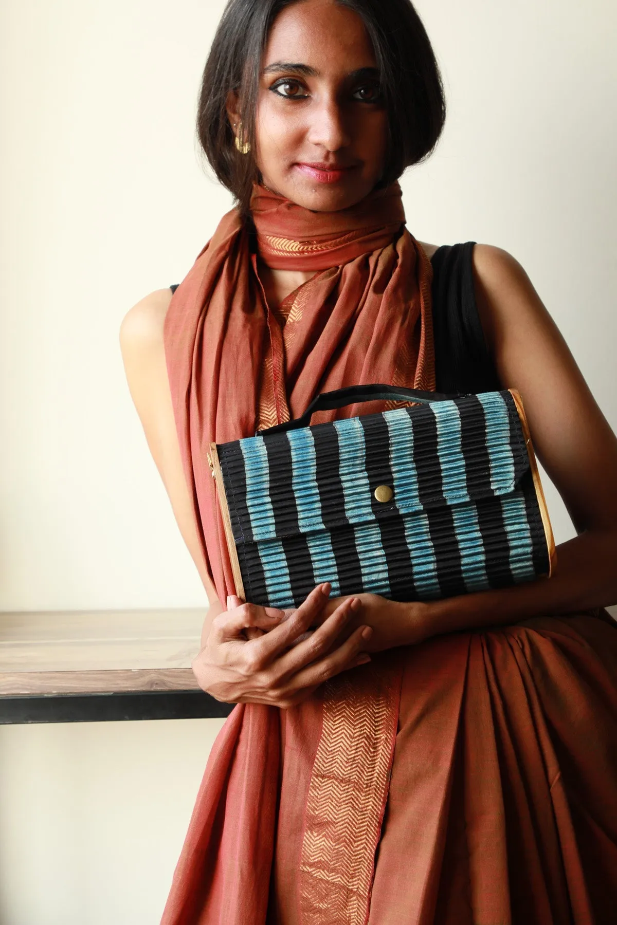 Harir Upcycled Capsule Clutch