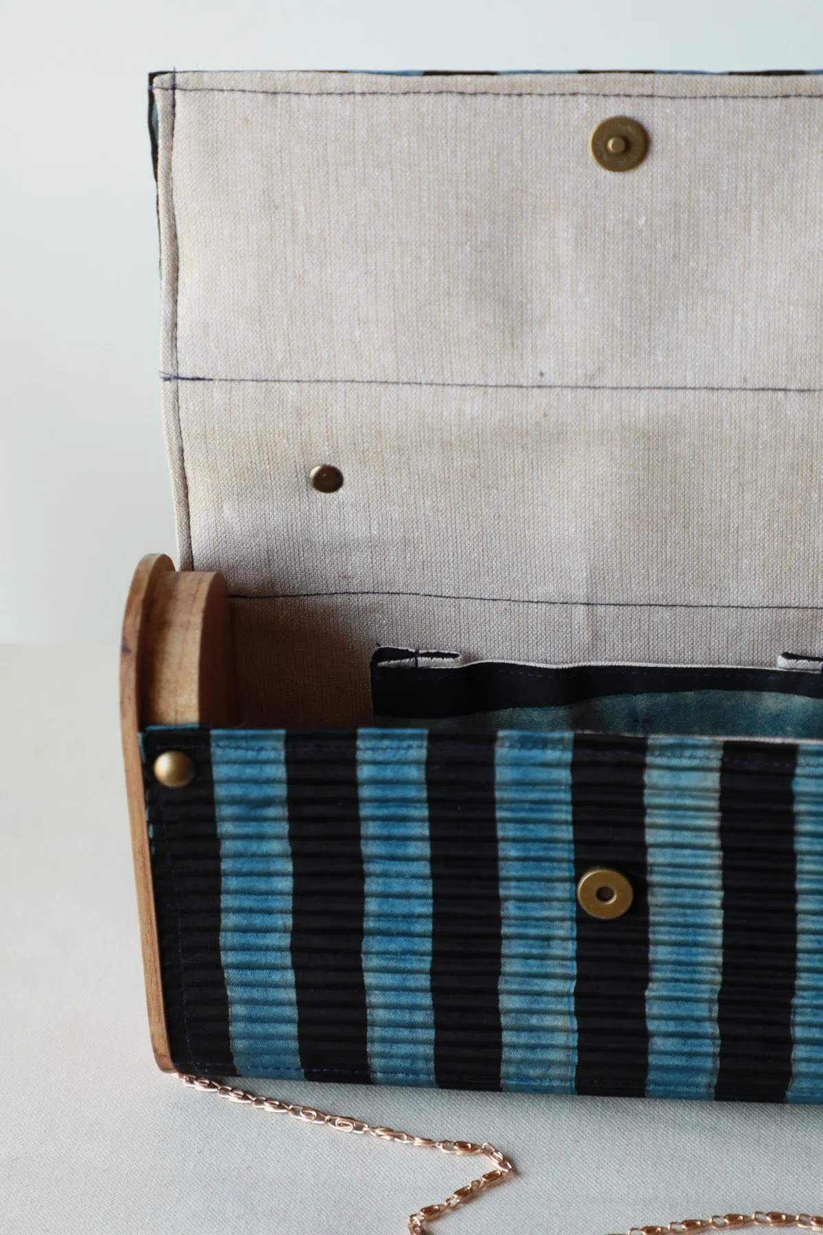Harir Upcycled Capsule Clutch
