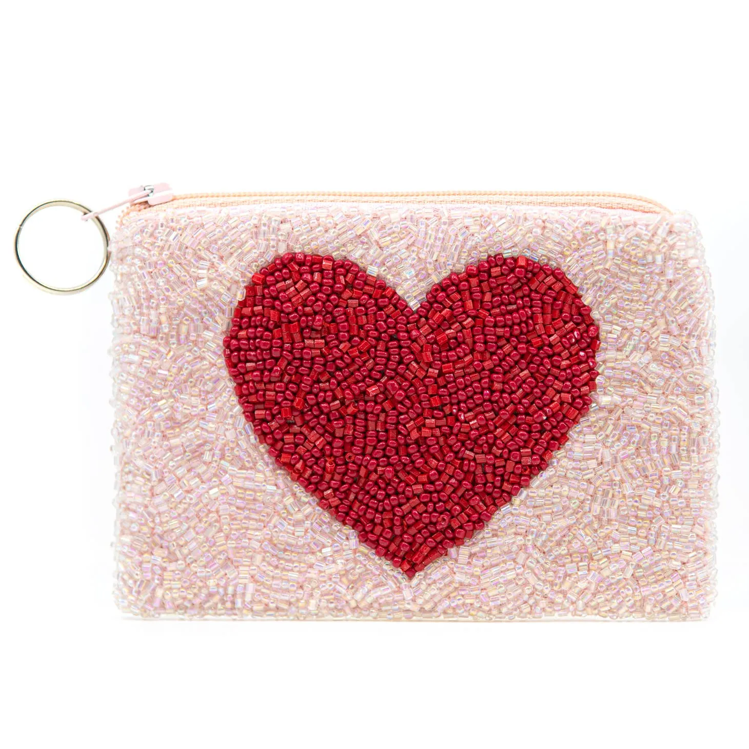 HEART COIN PURSE - PINK