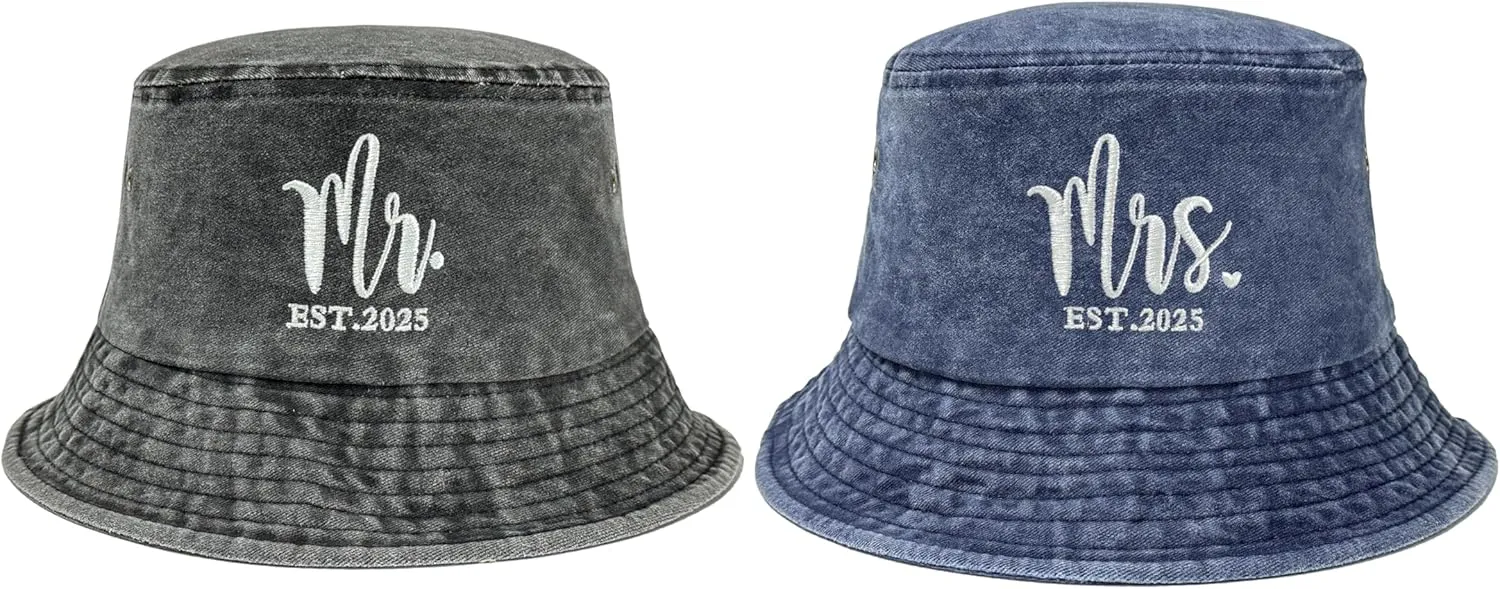 Hepandy Est. 2025 Bucket Hats for Men Women