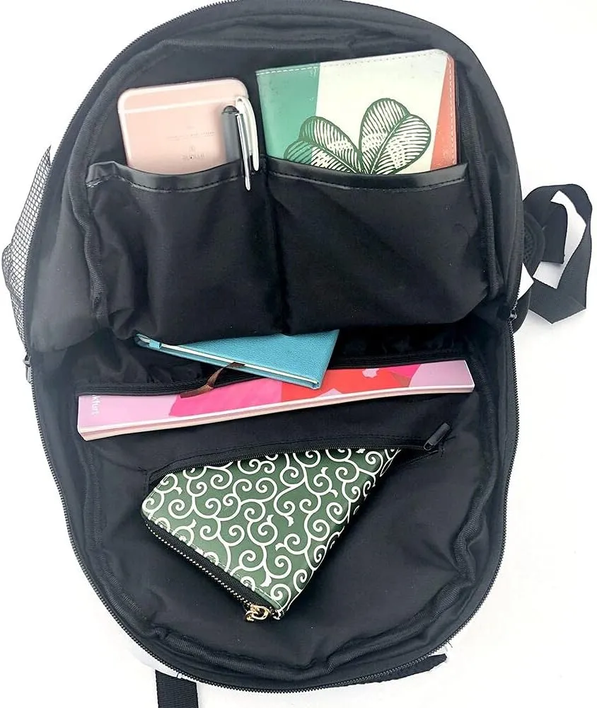 Hip-Hop Graffiti Print Teens Backpack for Boys & Girls, Perfect Size for Student & Travel Backpacks,Blue