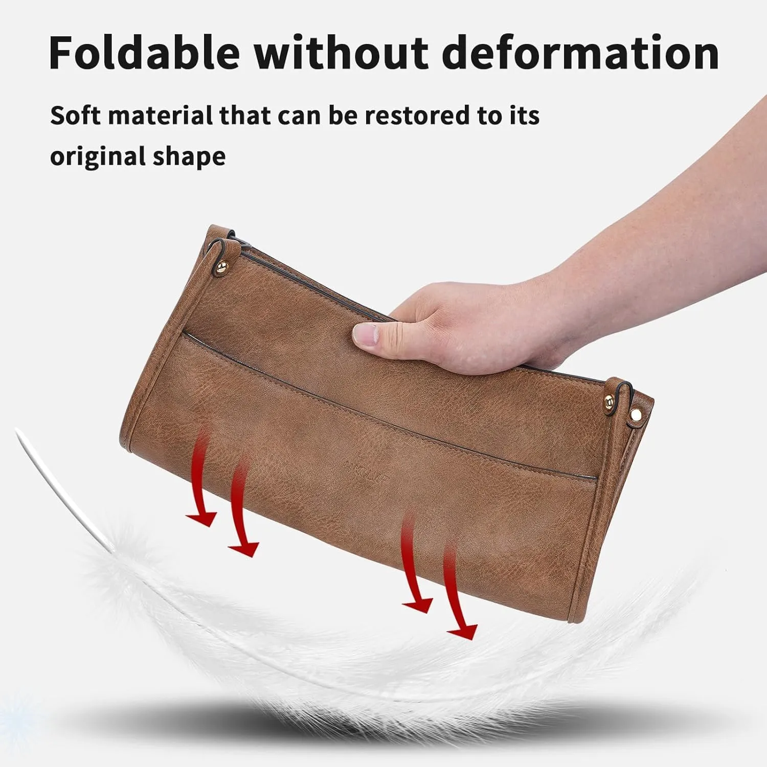 HKCLUF Vegan Leather Crossbody Bags Purse for Women Trendy Tassel Hobo Handbag Women With 2PCS Adjustable Guitar Strap