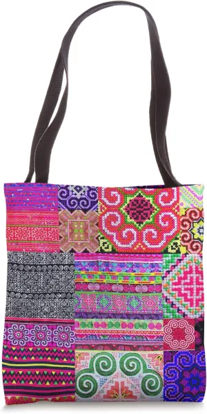 Hmong Tote Bag - Hmong Patches Tote Bag