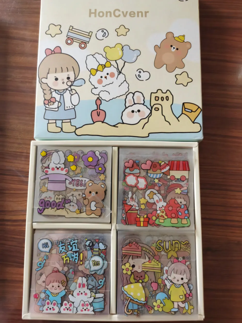 HonCvenr Stickers,Cute Anime Girl Stickers, Fashion Stickers for Teen Kids Girl