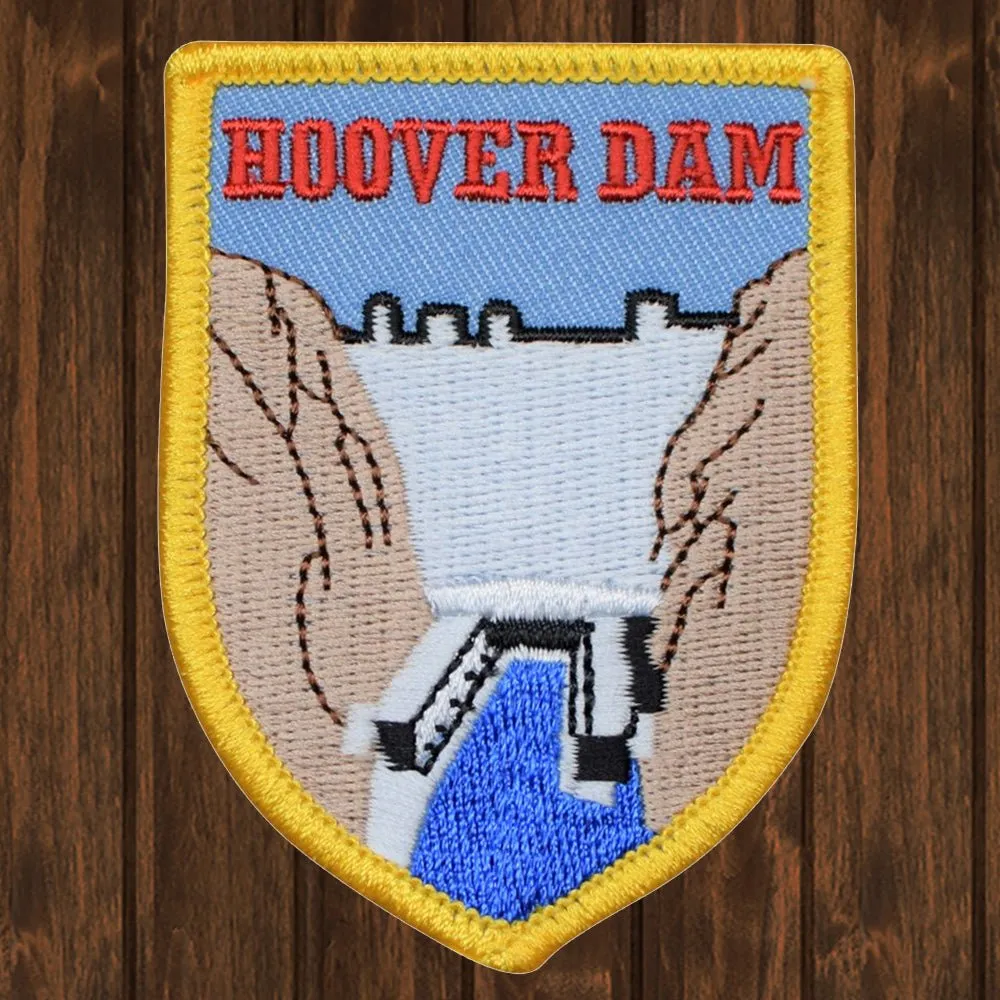 Hoover Dam Embroidered Patch — Iron On