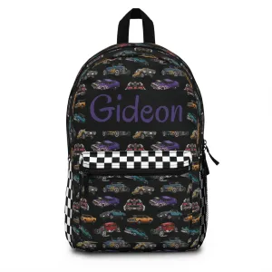 Hotrod Road Backpack (INCLUDE CUSTOM NAME & FONT OPTION IN NOTES AT CHECKOUT)