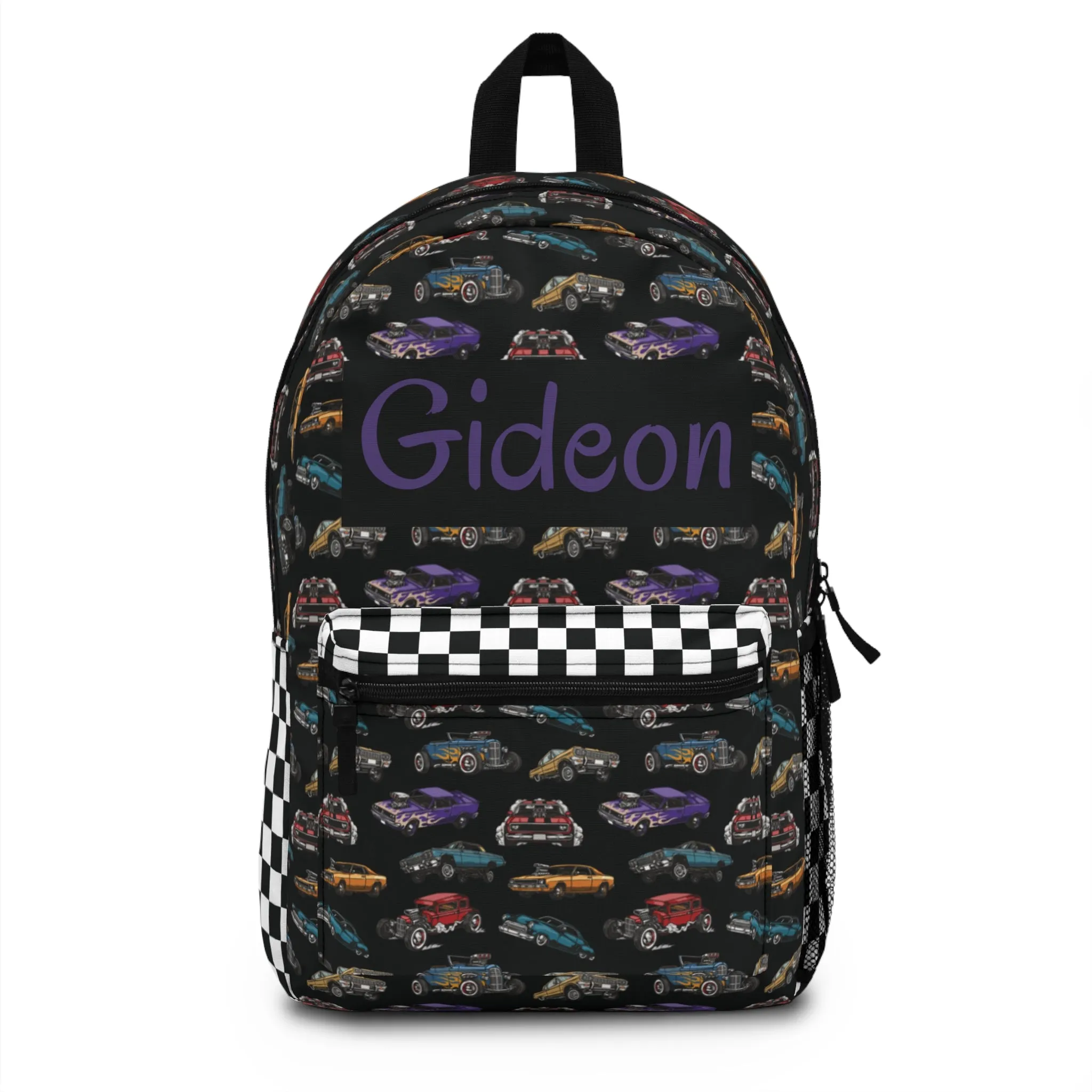 Hotrod Road Backpack (INCLUDE CUSTOM NAME & FONT OPTION IN NOTES AT CHECKOUT)