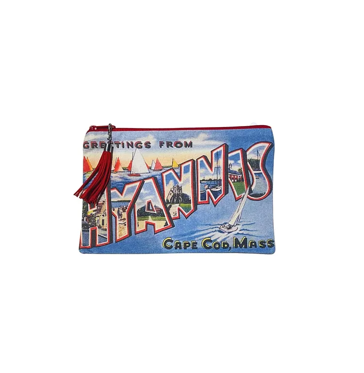 Hyannis Postcard Wristlet