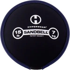 HYPERWEAR SandBell Sandbag, Pre-Filled with Clean USA Sand, Soft Weights for Exercise, Fitness & Rucking (2–50 lbs)