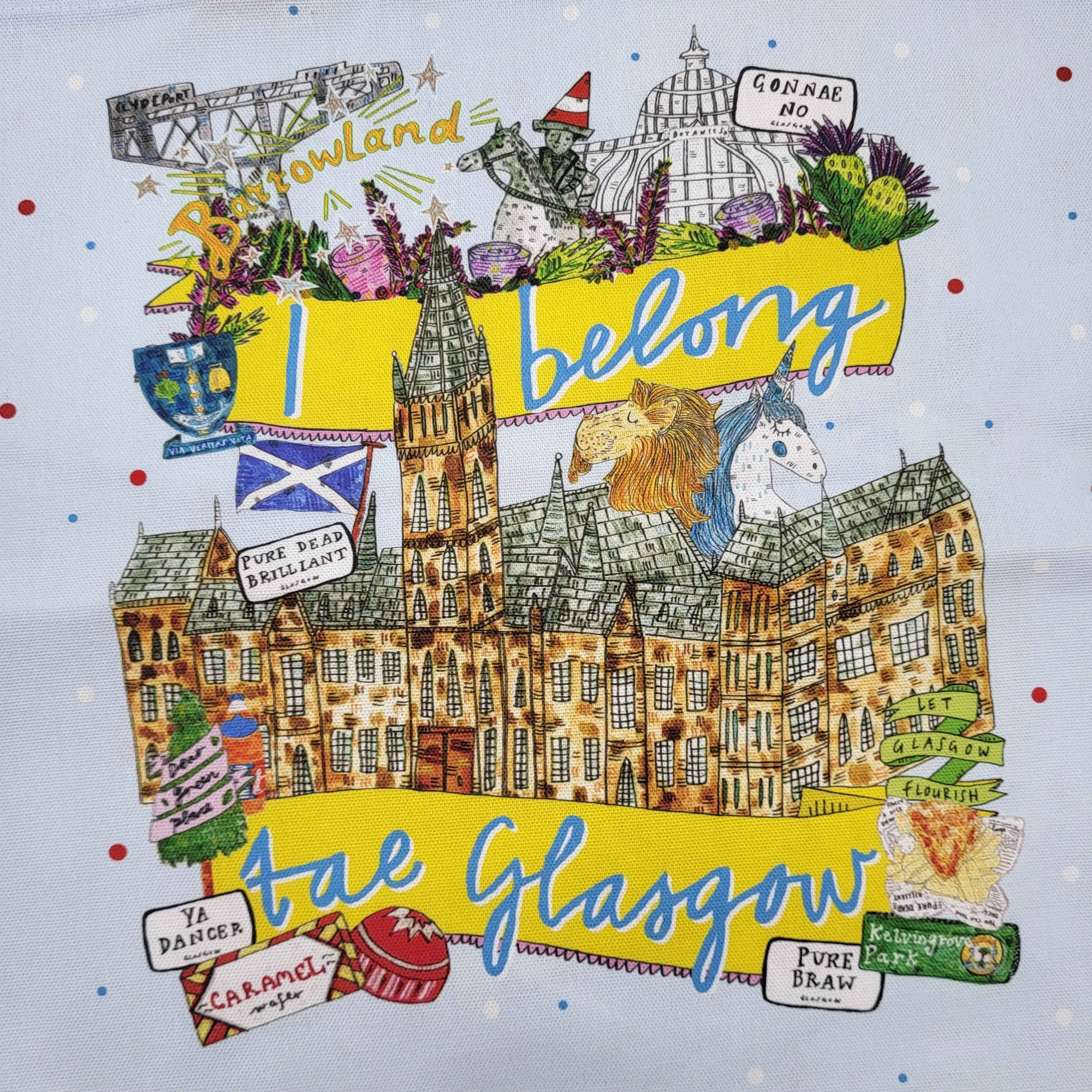 I Belong Tae Glasgow Tote Bag