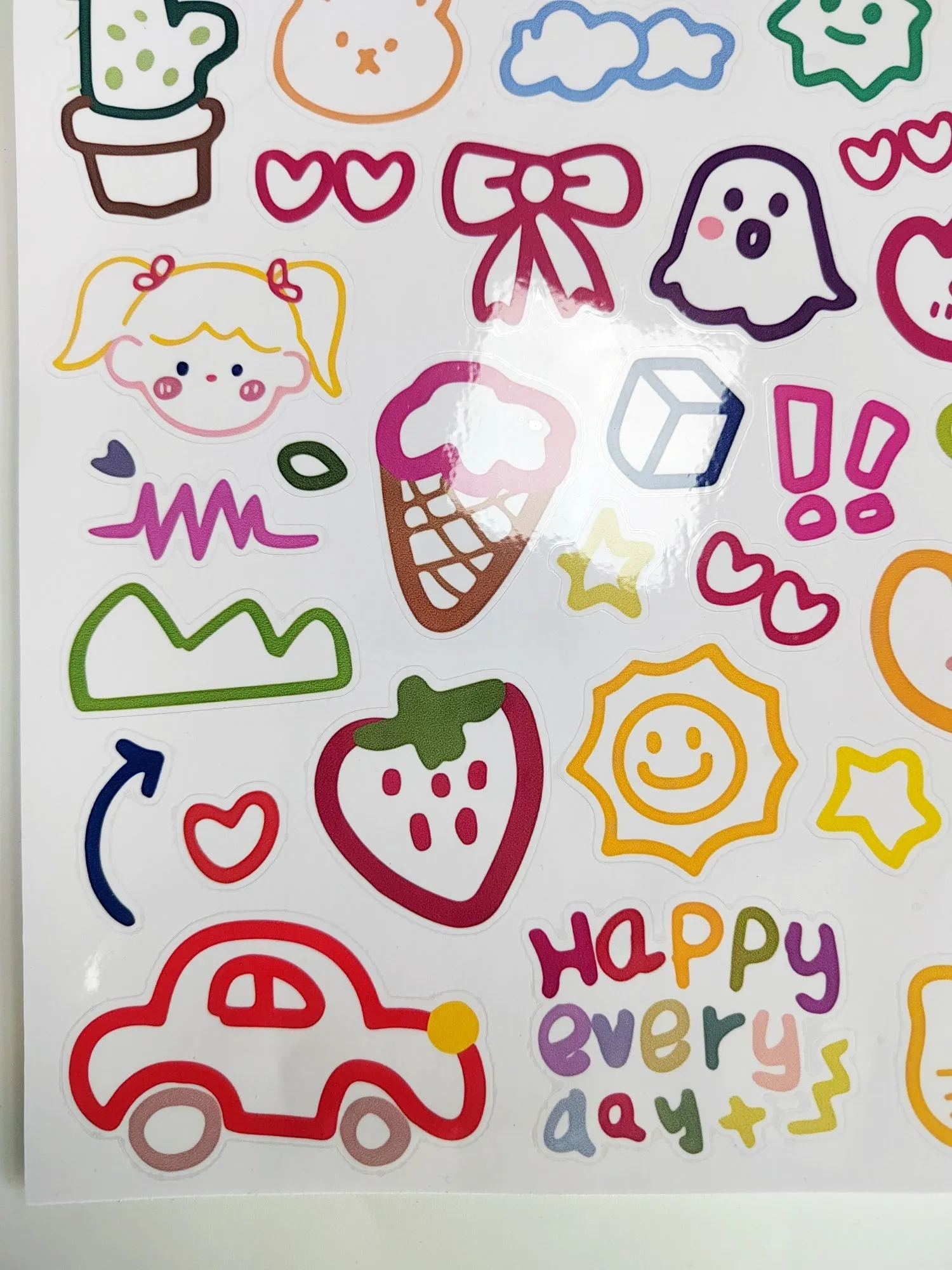 Imartful Stickers, Cute Anime Girl Stickers, Fashion Stickers
