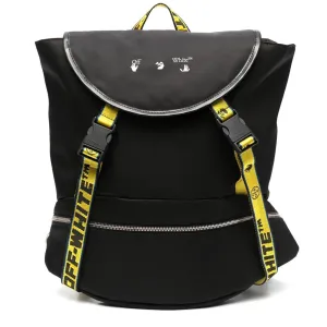 Industrial Logo Black Yellow Backpack