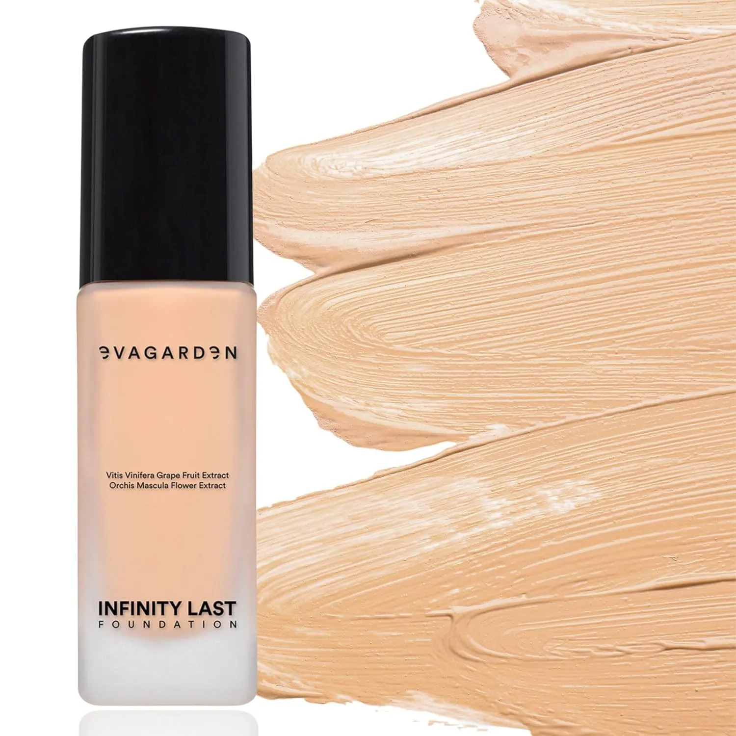 Infinity Last Foundation- Soft and Creamy, Liquid Texture Results in Natural Finish - Easily Blendable - Satin Look - 264 Warm Beige - 1.01 oz