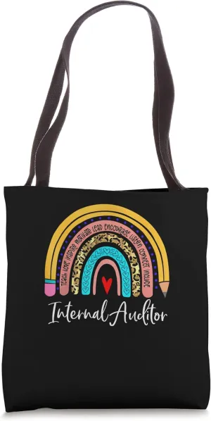 Internal Auditor Rainbow Leopard Legal Justice legitimate Tote Bag