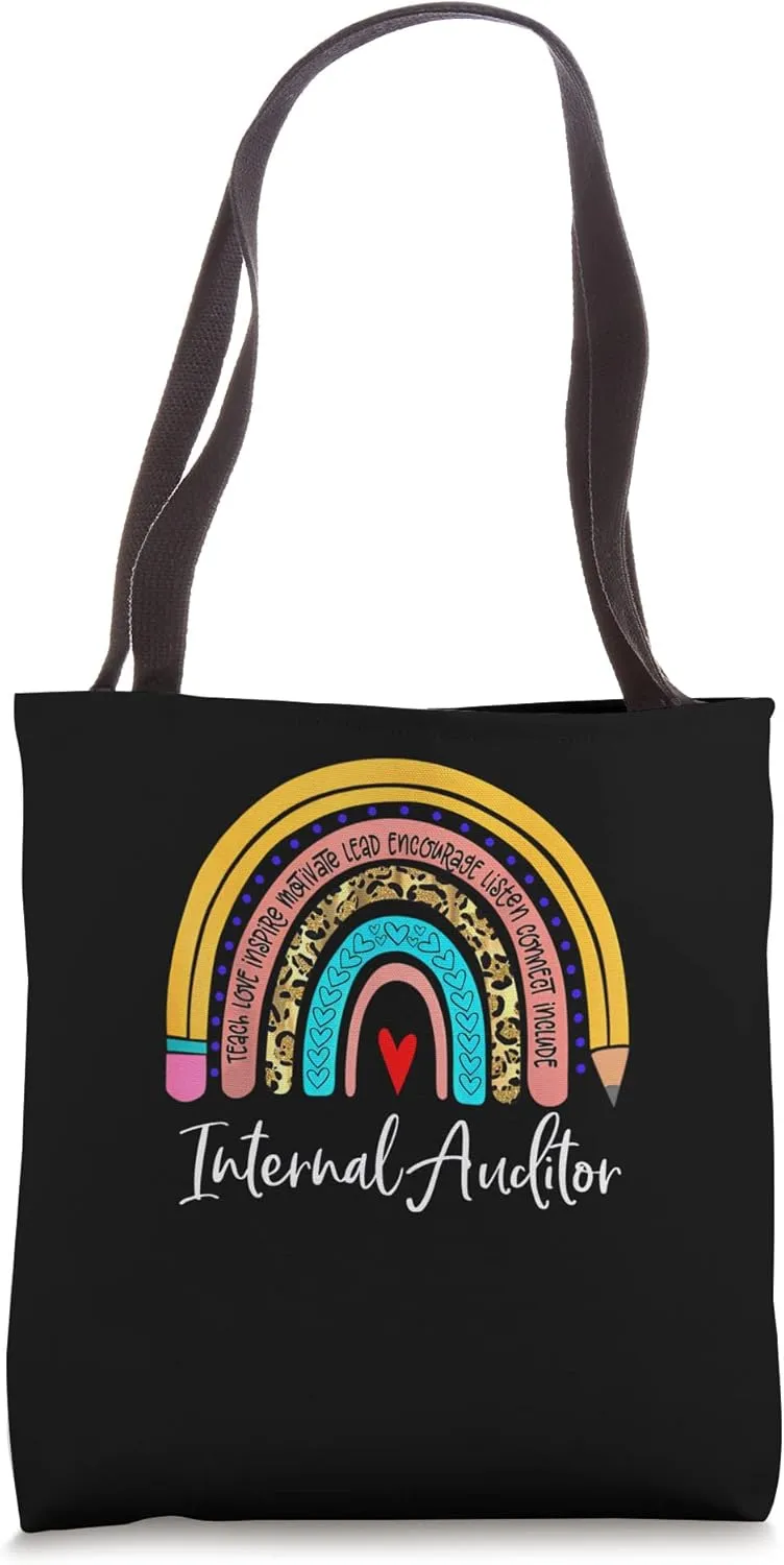 Internal Auditor Rainbow Leopard Legal Justice legitimate Tote Bag