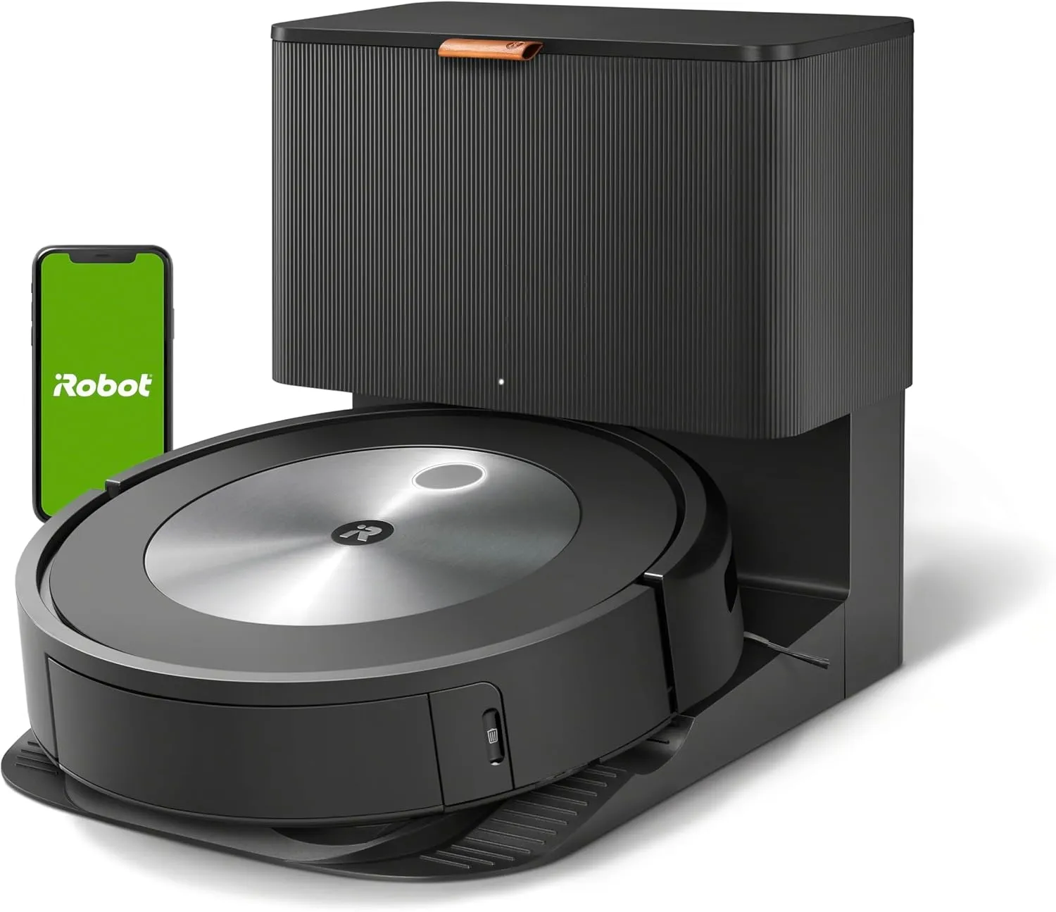 iRobot Roomba j7  (7550) Self-Emptying Robot Vacuum – Uses PrecisionVision Navigation to Identify & Avoid Objects Like Socks, Shoes, & Pet Waste, Smart Mapping, Self-Empty for Up to 60 Days