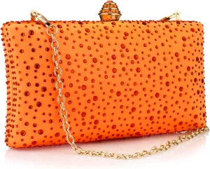 jessie Women Beaded Clutch Bag Rhinestone Crystal Purse Glitter Evening Handbag for Wedding Cocktail Prom Party