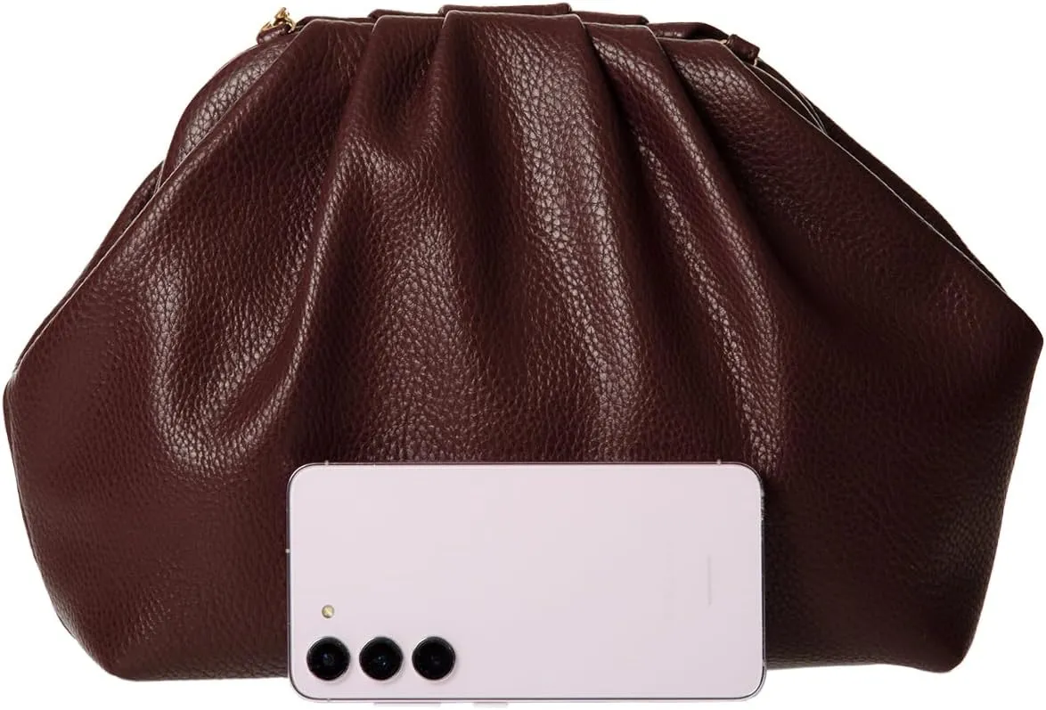 JNB Dumpling Bag for Women Clutch Purses, Cloud Crossbody Handbag Soft Shoulder Bag,party Bag,Wedding Bag,With Tassel.