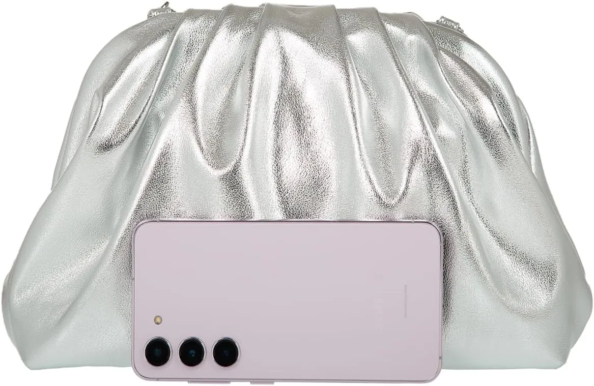 JNB Dumpling Bag for Women Clutch Purses, Cloud Crossbody Handbag Soft Shoulder Bag,party Bag,Wedding Bag,With Tassel.