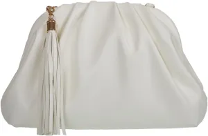 JNB Dumpling Bag for Women Clutch Purses, Cloud Crossbody Handbag Soft Shoulder Bag,party Bag,Wedding Bag,With Tassel.