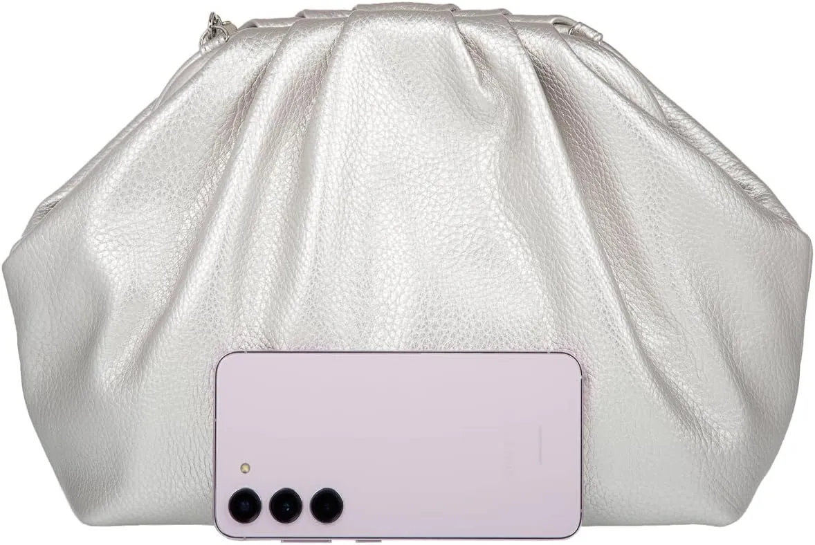 JNB Dumpling Bag for Women Clutch Purses, Cloud Crossbody Handbag Soft Shoulder Bag,party Bag,Wedding Bag,With Tassel.