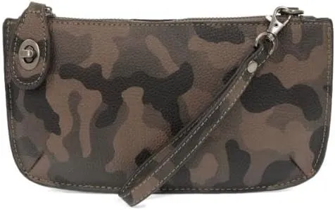 Joy Susan Women's Fashion Purse Camo Mini Crossbody Wristlet Clutch