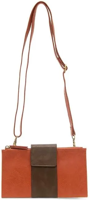 Joy Susan Women's Fashion Purse Camryn Colorblock Wallet Crossbody Clutch