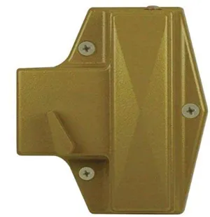 Kaba Simplex 900 Series Metal Mechanical Pushbutton Auxiliary Lock with Thumbturn, Fits 44mm to 54mm Thick Door, 25mm Deadbolt Latch, Satin Brass Finish