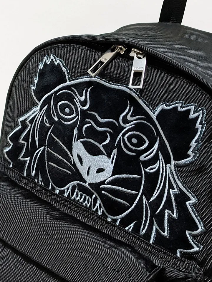 Kenzo Festive Tiger Backpack Black
