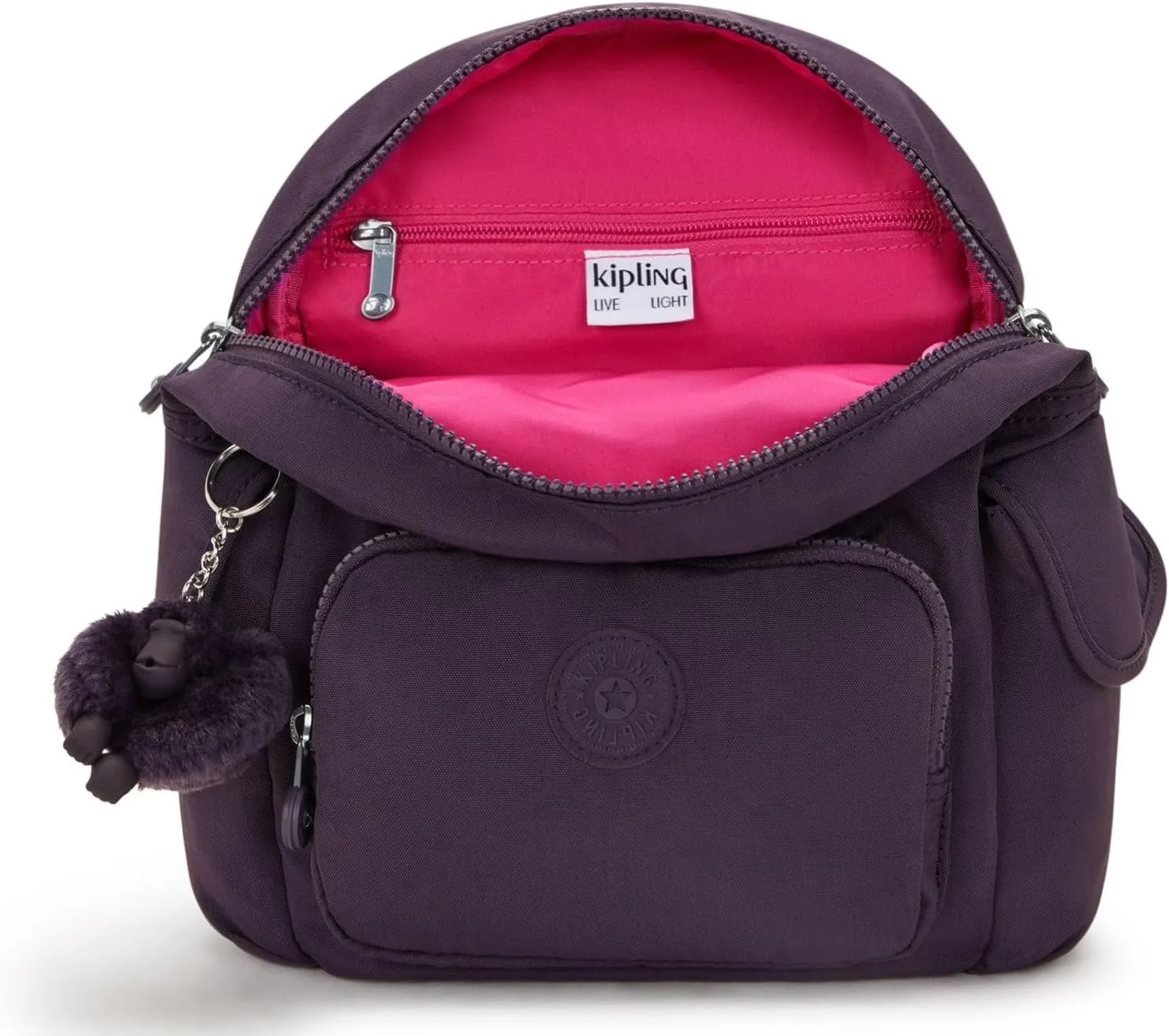 Kipling Women's City Pack Mini Backpacks, One Size, Ultimate Plum, One Size