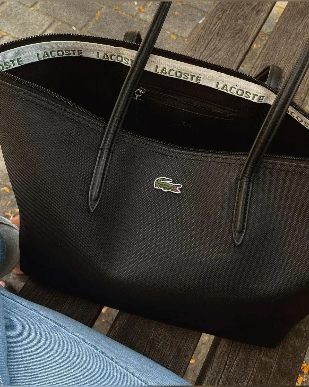 LACOSTE 🐊 Large Concept Tote Bag