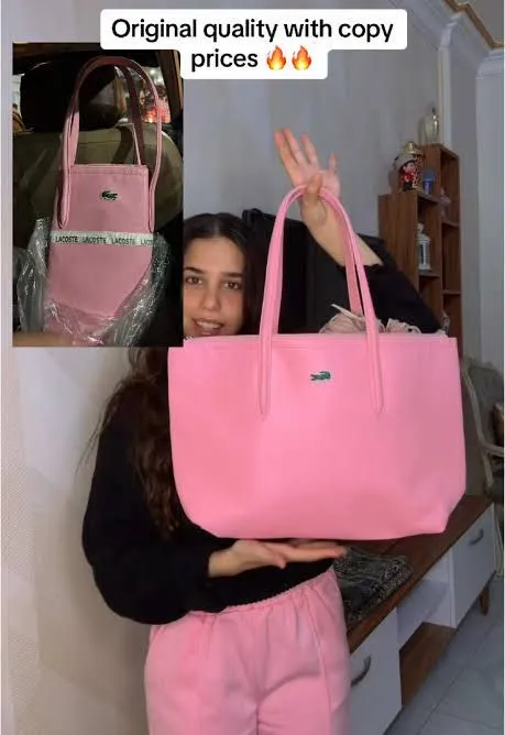 LACOSTE 🐊 Large Concept Tote Bag