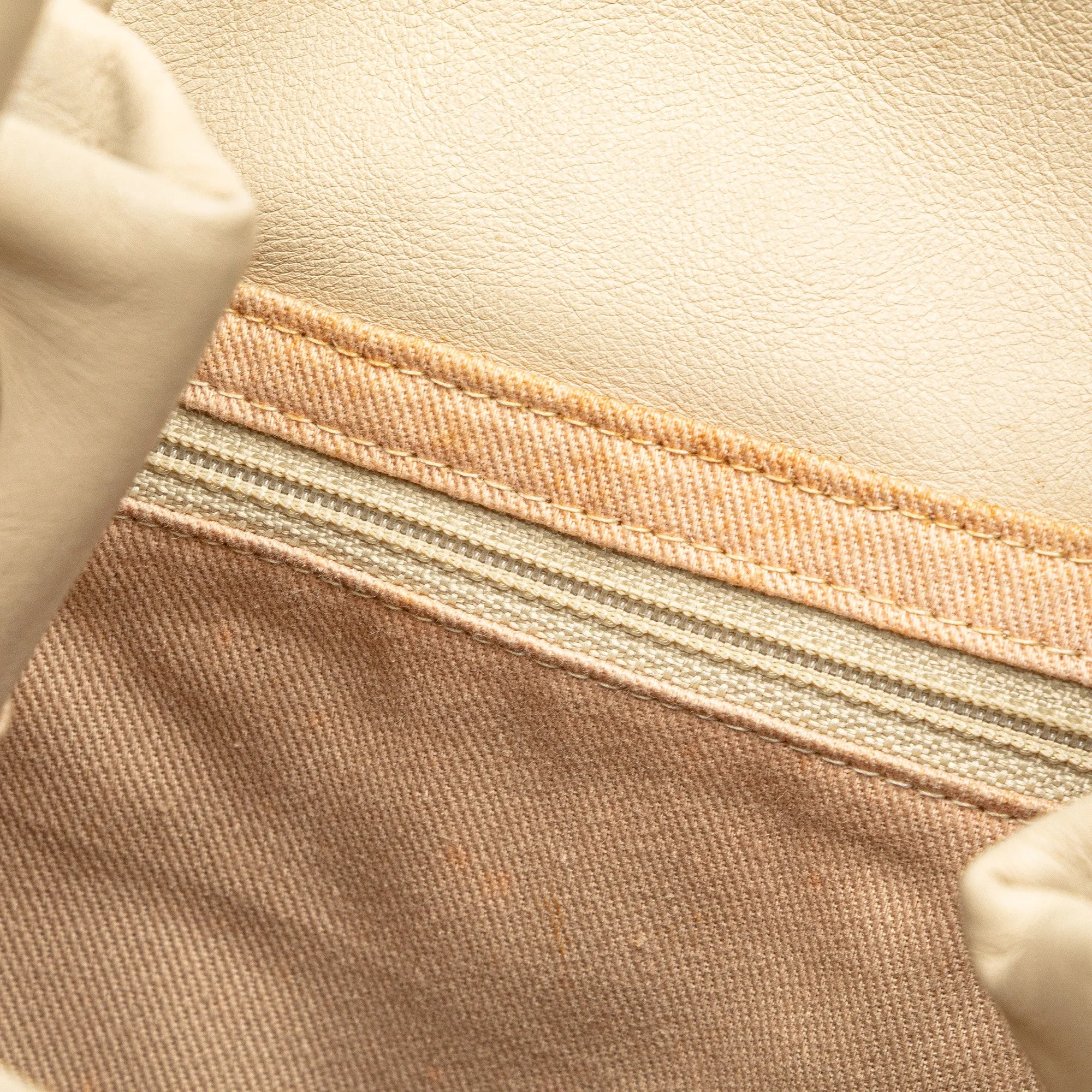 Lambskin Logo Camellia Tote
