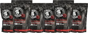 Lancer Tactical 0.25g White Seamless Polished Quality Airsoft BBS Bulk - Six Bags of 4,000 Rounds Each (Total 24,000 Rounds)