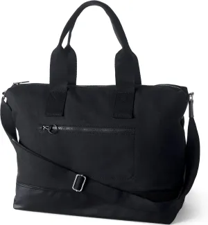 Lands' End Print Canvas Weekender Black One Size