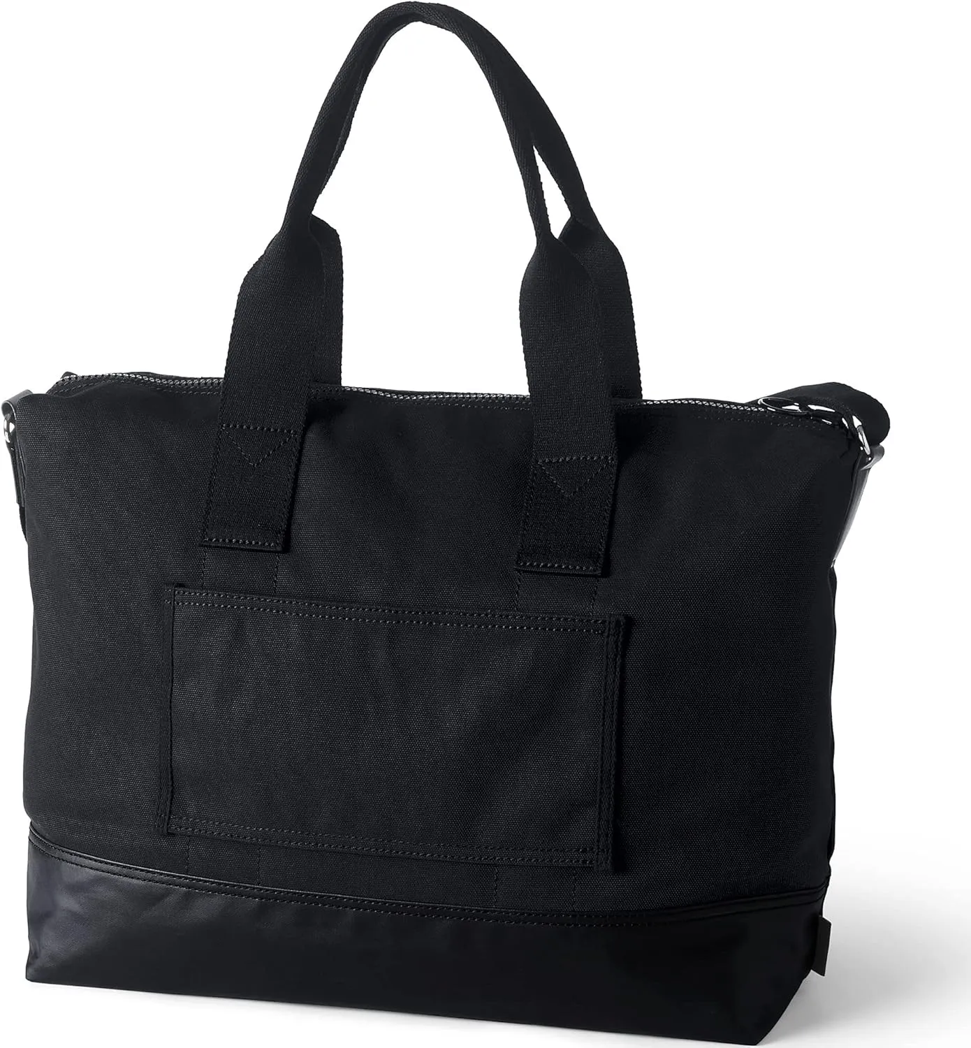 Lands' End Print Canvas Weekender Black One Size