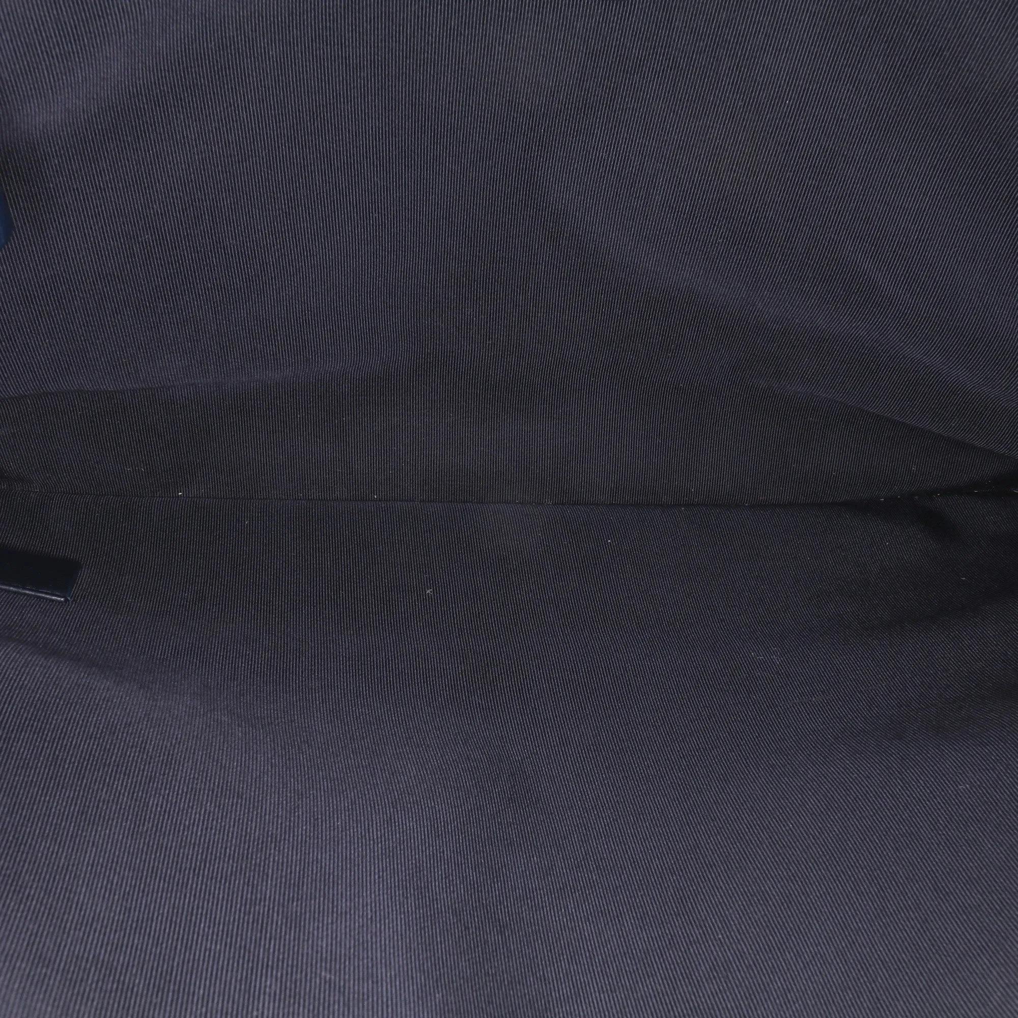 Large Denim Gabrielle O Case Clutch