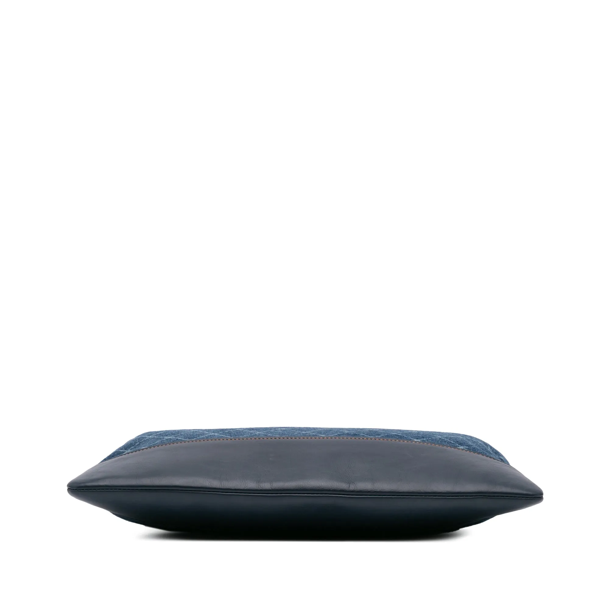 Large Denim Gabrielle O Case Clutch