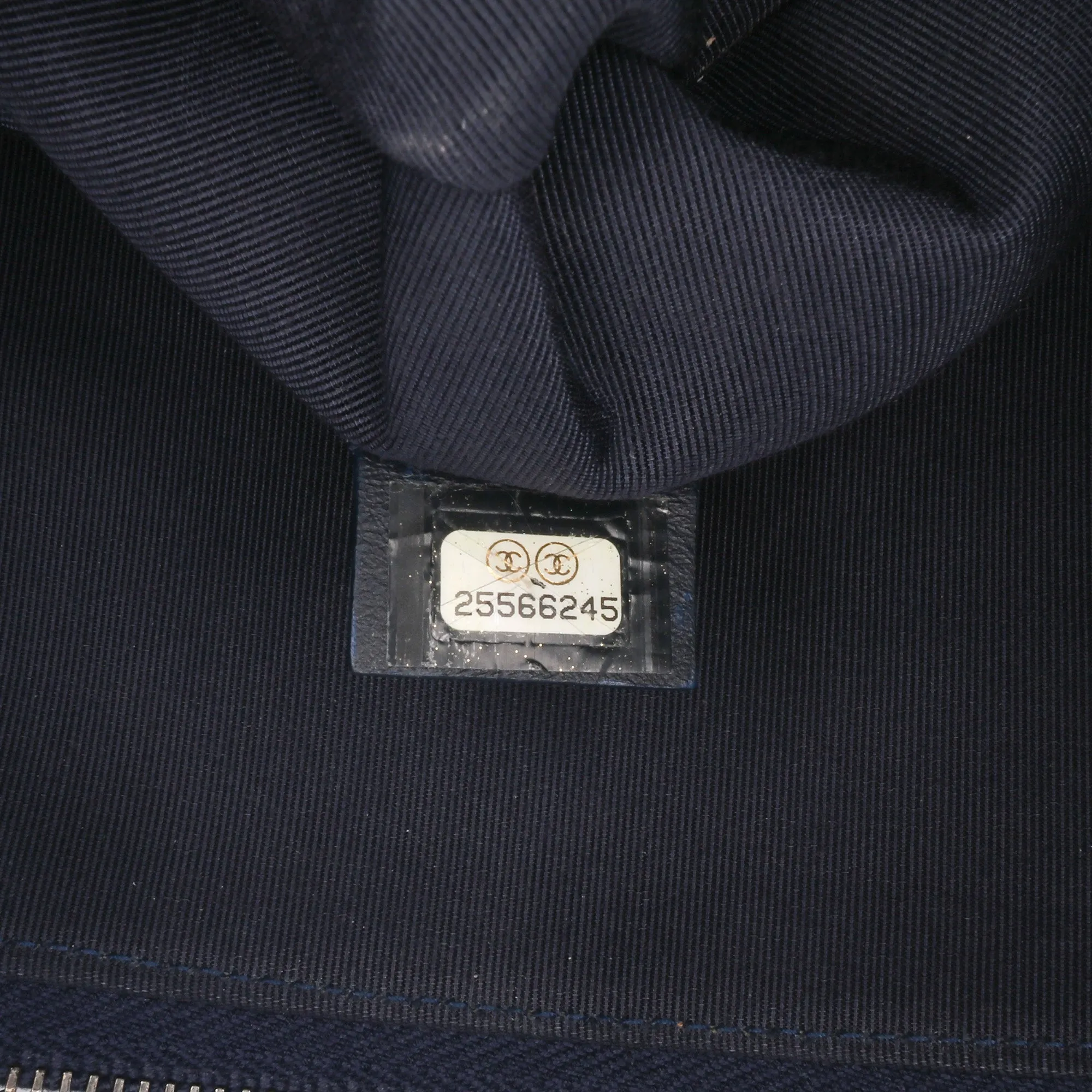 Large Denim Gabrielle O Case Clutch